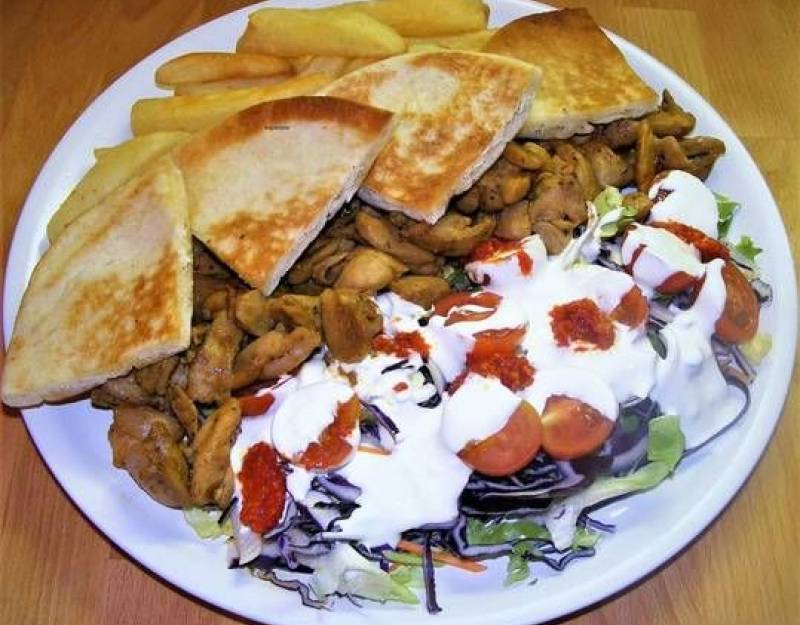 Gyros tál / normál / borjú