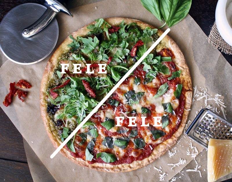 Fele-fele 60-as pizzák